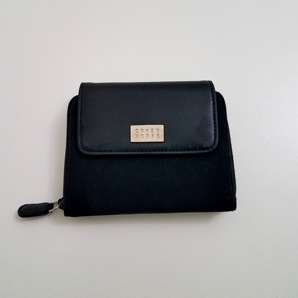 SALE! $10 Crazy Horse by Liz Claiborne Black Wallet